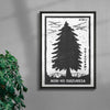 The Silence Of The Forest contemporary wall art print by Todd Pham - sold by DROOL