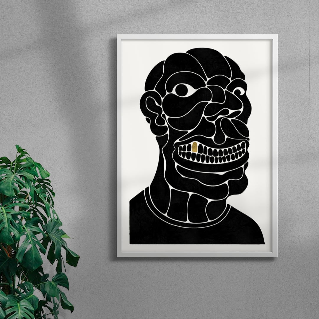 Unseeker contemporary wall art print by Henrik Delehag - sold by DROOL