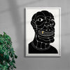 Unseeker contemporary wall art print by Henrik Delehag - sold by DROOL