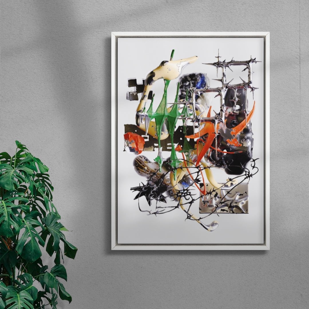 Noise Kit contemporary wall art print by Kitasavi - sold by DROOL
