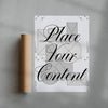 Place your content contemporary wall art print by Pangram Pangram Foundry - sold by DROOL