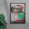 Where contemporary wall art print by Caitlin Flood-Molyneux - sold by DROOL