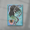 Big Cat contemporary wall art print by Carla Petelski - sold by DROOL