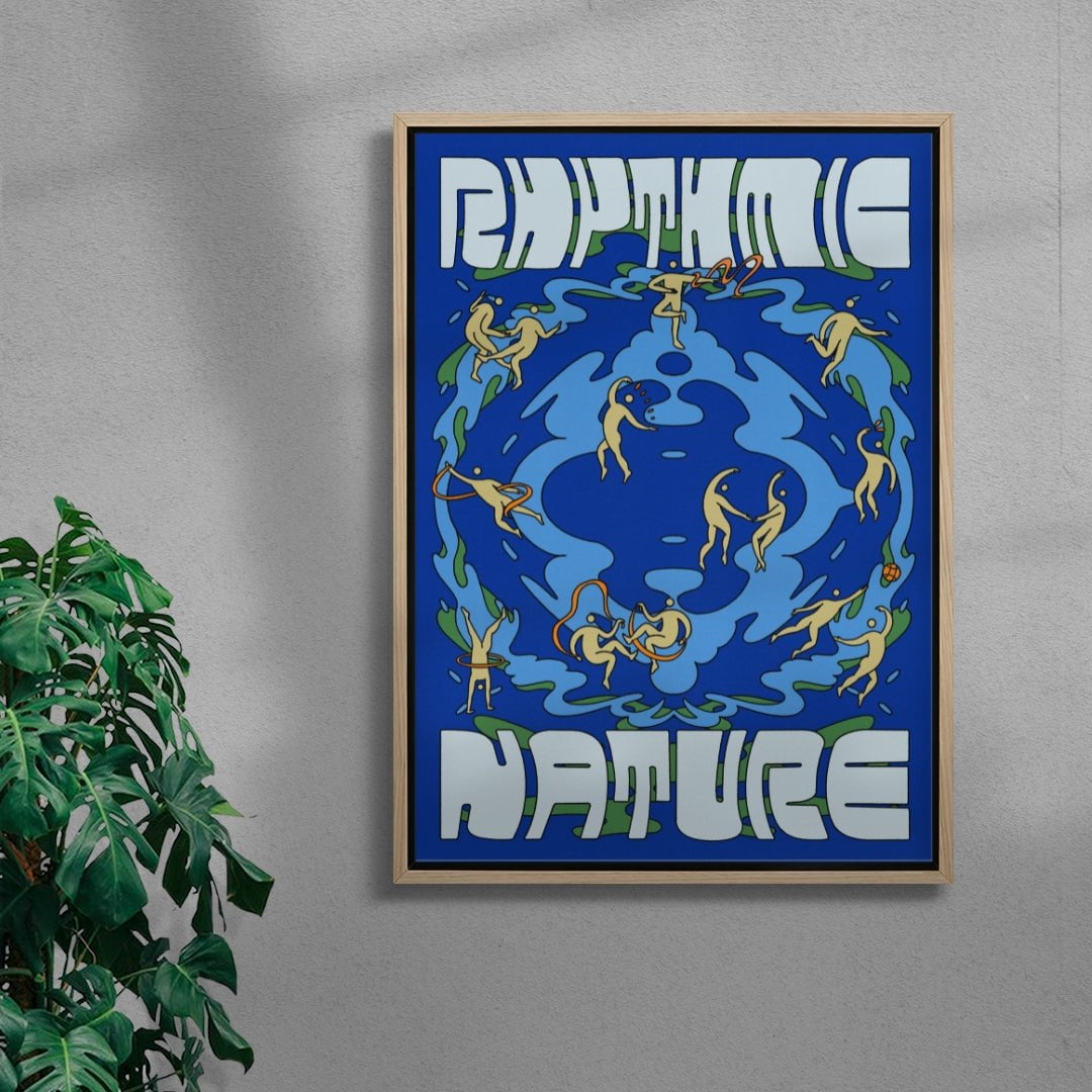 Rhythmic Nature contemporary wall art print by Erica Lee - sold by DROOL
