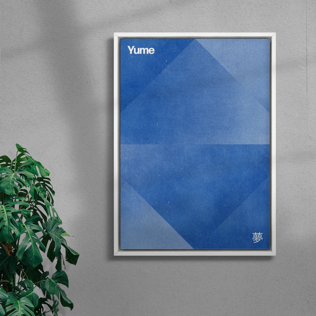 Dream in Blue contemporary wall art print by Henry M. - sold by DROOL