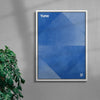 Dream in Blue contemporary wall art print by Henry M. - sold by DROOL