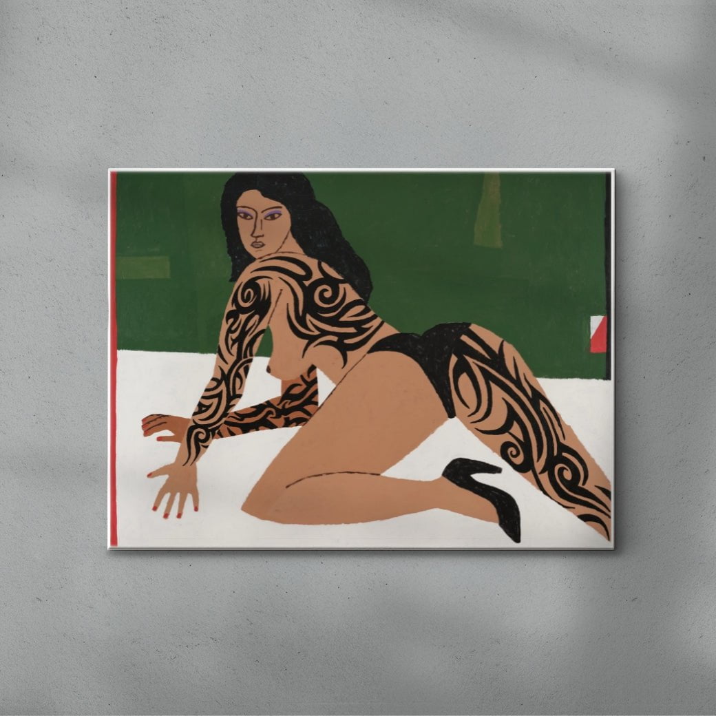Figure In Repose no 2 contemporary wall art print by Colby Edwards - sold by DROOL