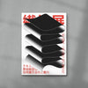 Japan World contemporary wall art print by Maxim Dosca - sold by DROOL