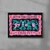 Get In The Fucking Frog Pit contemporary wall art print by Aley Wild - sold by DROOL