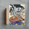 Eddy contemporary wall art print by Austin Ansbro - sold by DROOL