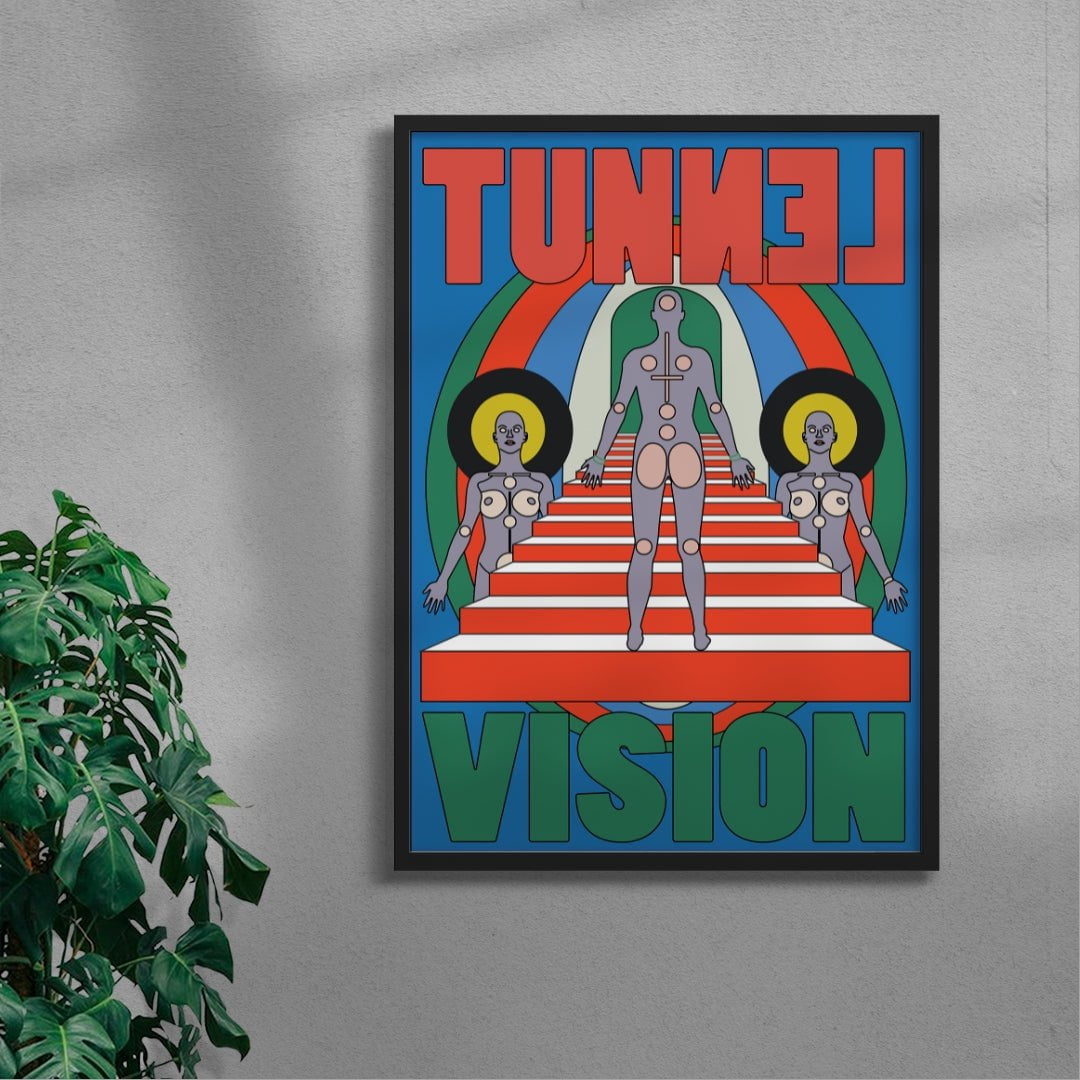 Tunnel Vision contemporary wall art print by Reza Hasni - sold by DROOL