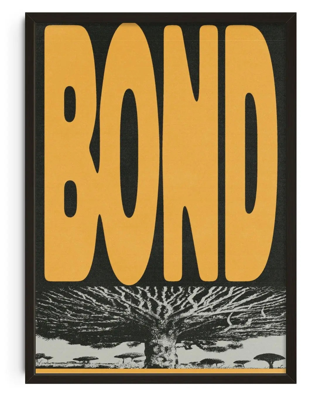 BOND contemporary wall art print by Sheyi Adebayo - sold by DROOL