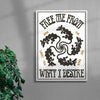 Free From Desire contemporary wall art print by Alexander Khabbazi - sold by DROOL