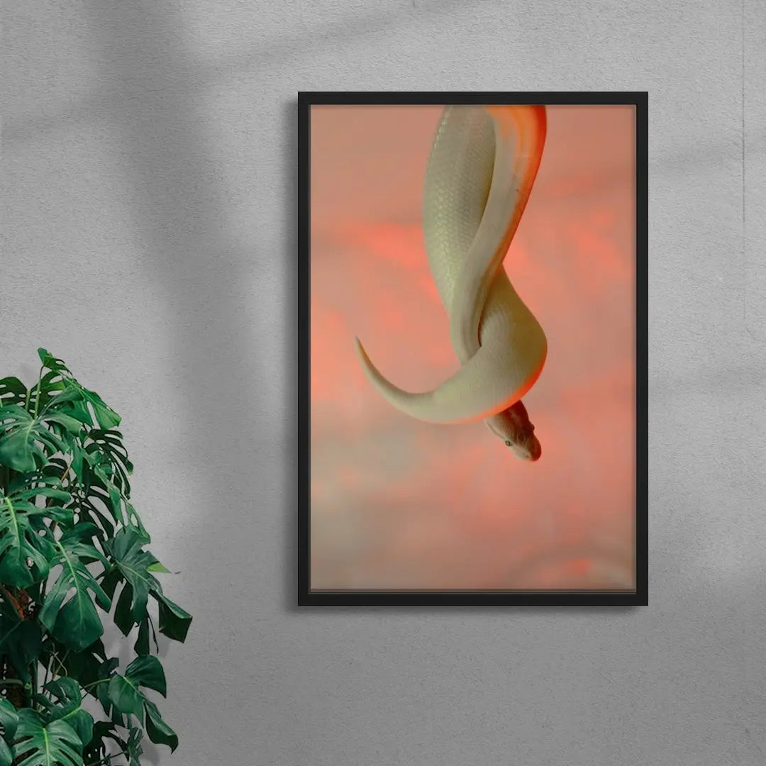 Venom Wrap contemporary wall art print by Cydney Holm - sold by DROOL