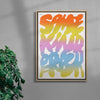 Bold Actions contemporary wall art print by Jorge Santos - sold by DROOL