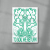 To Soil We Return contemporary wall art print by Alexander Khabbazi - sold by DROOL
