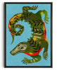 Load image into Gallery viewer, Alligator Guardian contemporary wall art print by Kwonny - sold by DROOL