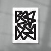 HAS contemporary wall art print by Przemek Bizoń - sold by DROOL