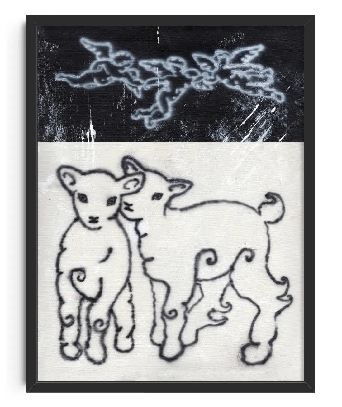 Blessings contemporary art print by Alexander Khabbazi - sold by DROOL