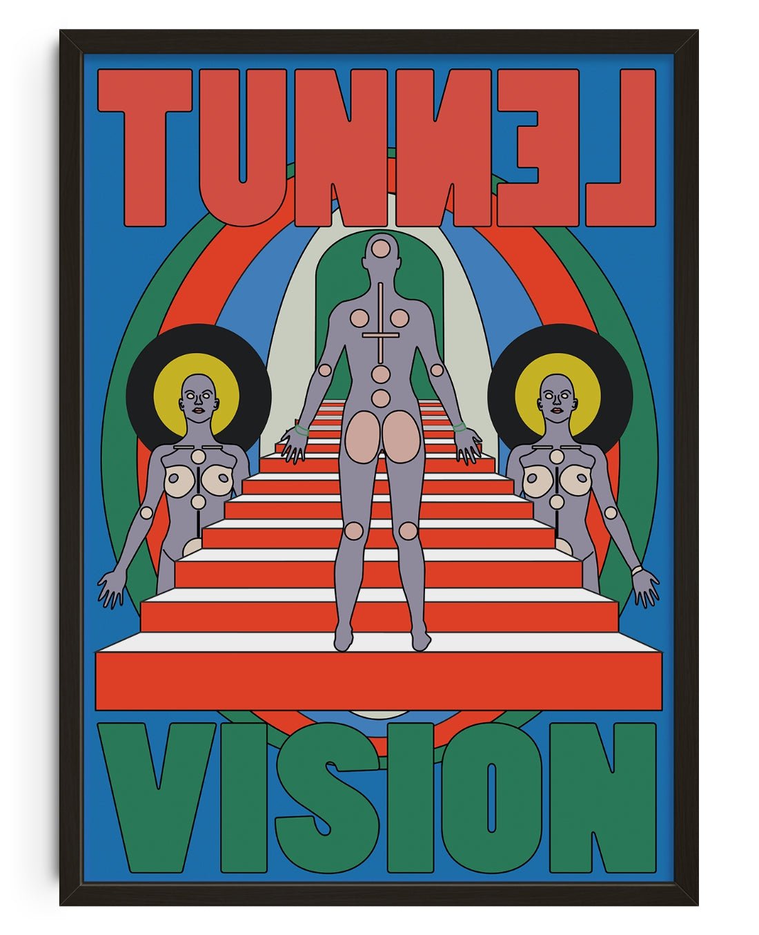 Tunnel Vision contemporary wall art print by Reza Hasni - sold by DROOL