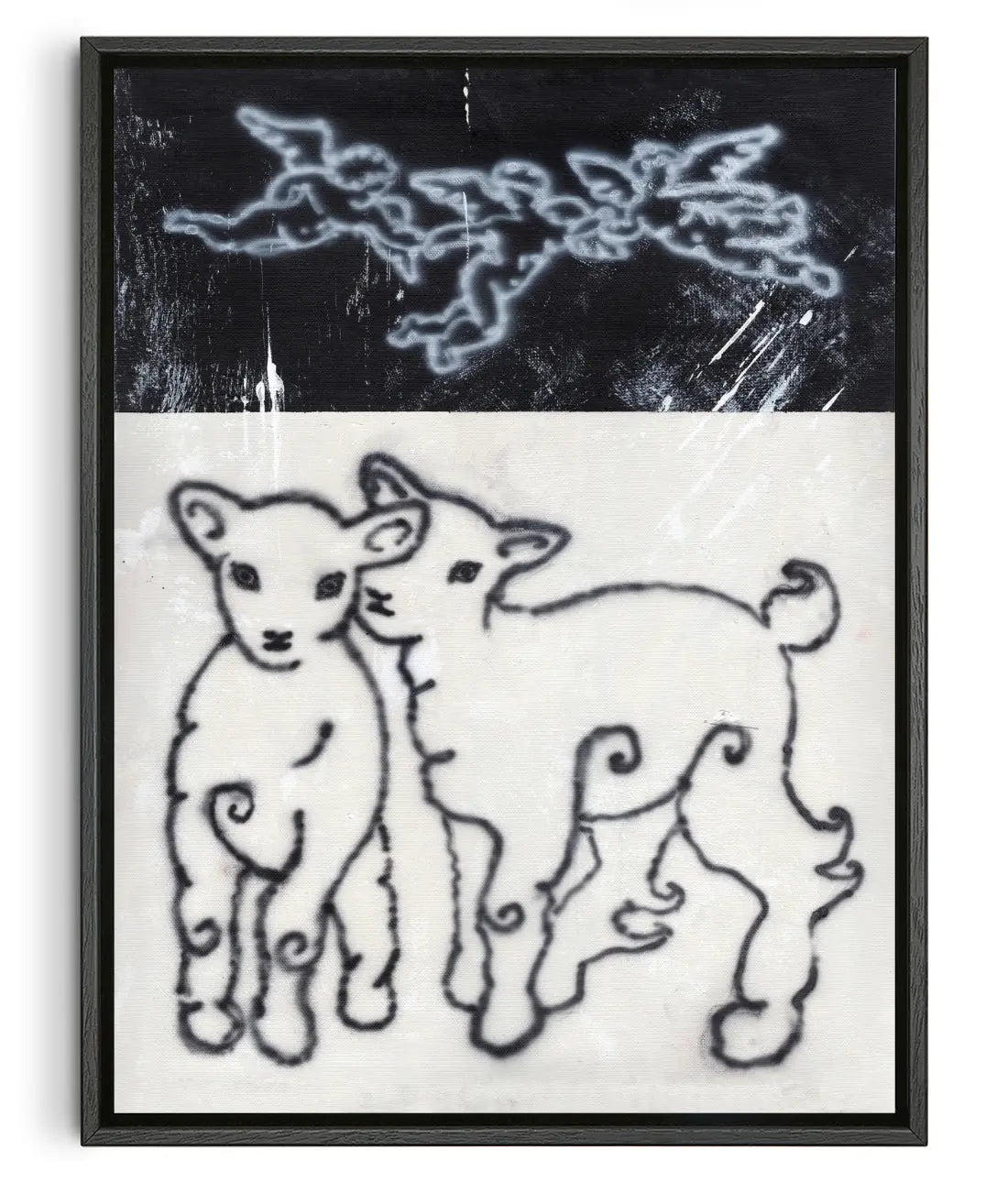 Blessings contemporary canvas print by Alexander Khabbazi - sold by DROOL