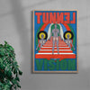 Tunnel Vision contemporary wall art print by Reza Hasni - sold by DROOL