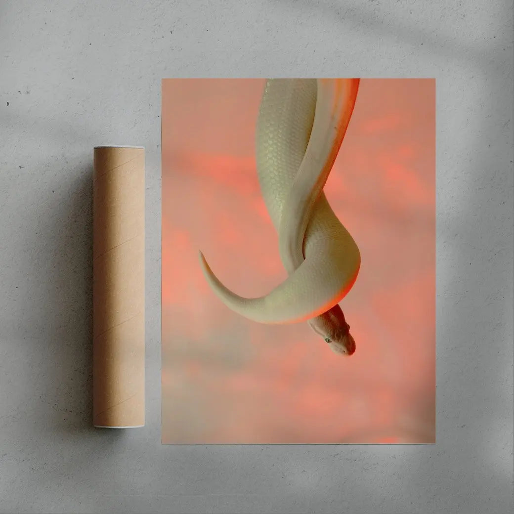 Venom Wrap contemporary wall art print by Cydney Holm - sold by DROOL