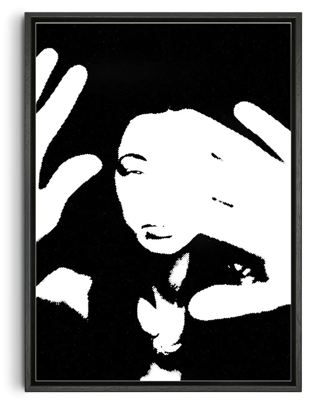 Boxed in contemporary wall art print by Sven Silk - sold by DROOL