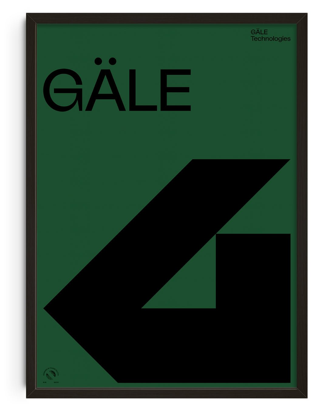 Gäle contemporary wall art print by Duane Dalton - sold by DROOL