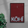 Kōhī contemporary wall art print by Henry M. - sold by DROOL