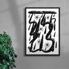 Thunder and Rain contemporary wall art print by Célestin Krier - sold by DROOL