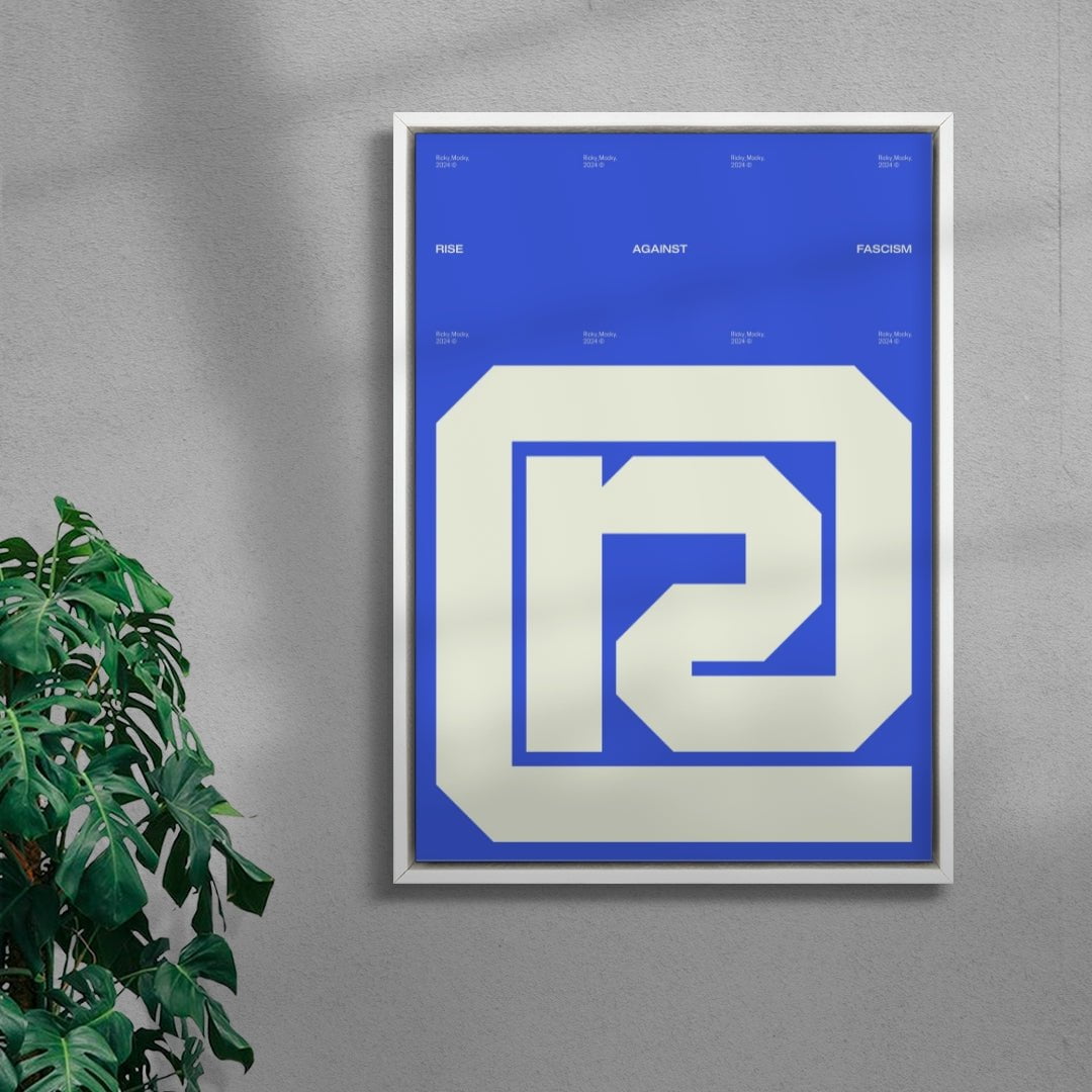 Rise Against contemporary wall art print by Ricky Mocky - sold by DROOL