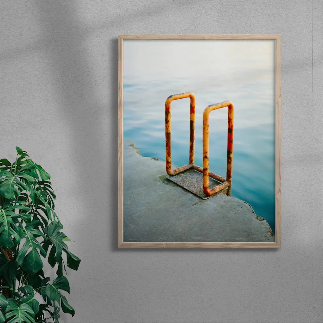 Rusty Pool contemporary wall art print by Steven Schultz - sold by DROOL