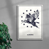 Aurora contemporary wall art print by Juan Sebastián Rosillo - sold by DROOL