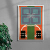 Coexistence contemporary wall art print by Tristan Huschke - sold by DROOL