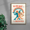 Vibing With The Universe contemporary wall art print by Aley Wild - sold by DROOL