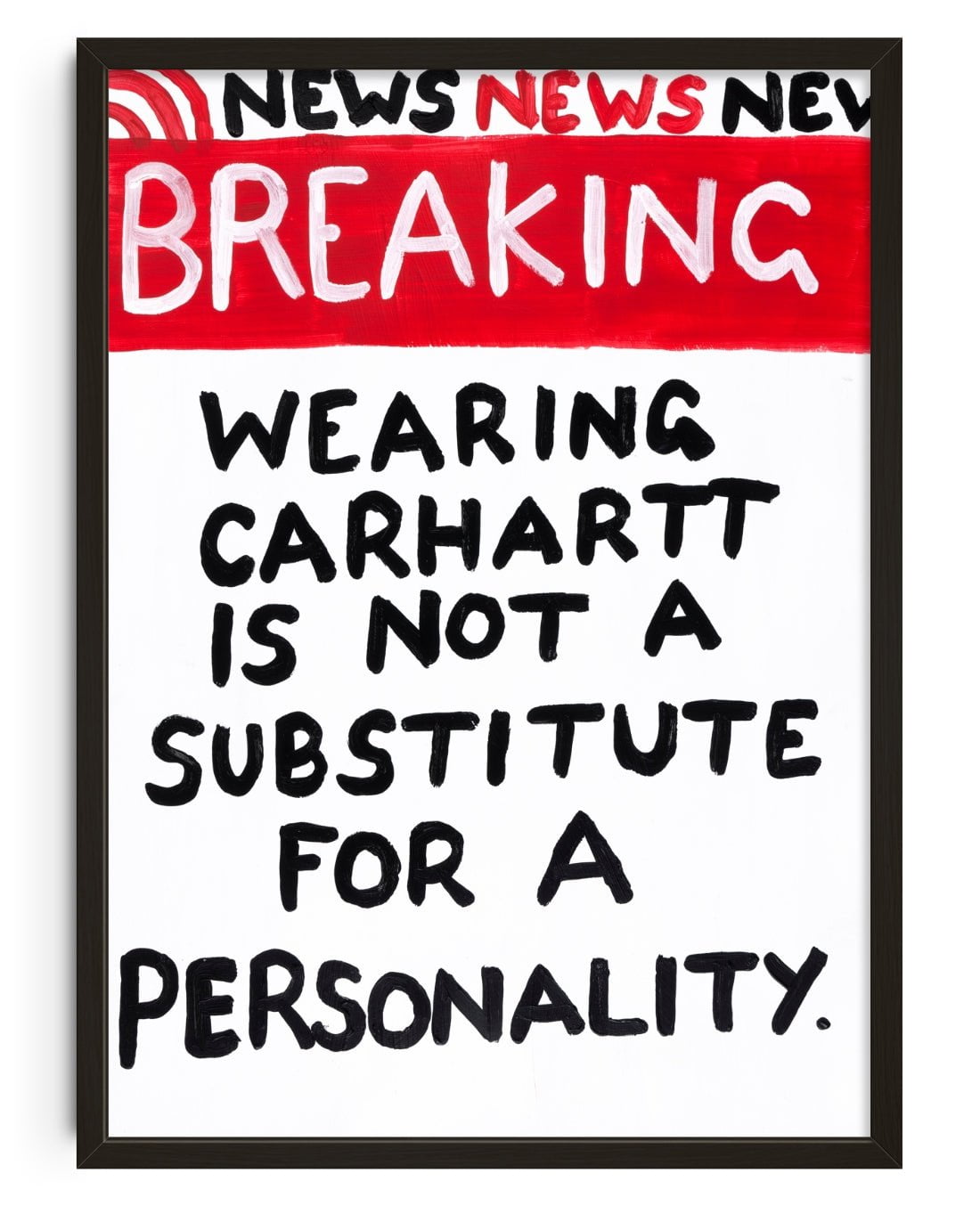 Carhartt Mafia contemporary wall art print by Times New Roadman - sold by DROOL