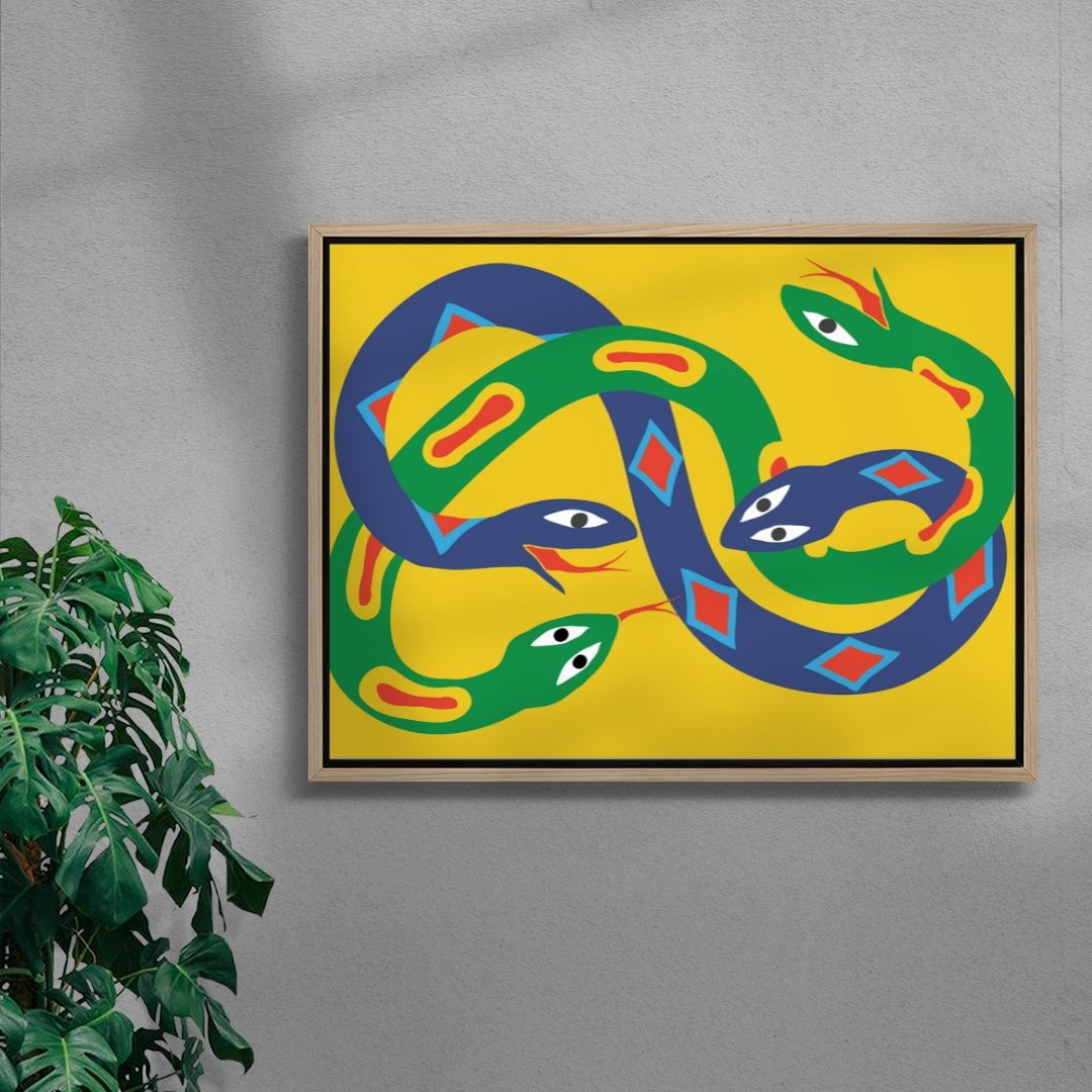ENTANGLED contemporary wall art print by Max Blackmore - sold by DROOL