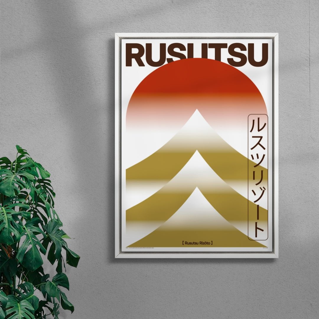 Rusutsu contemporary wall art print by John Schulisch - sold by DROOL