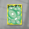 Music Donut contemporary wall art print by Maxim Dosca - sold by DROOL