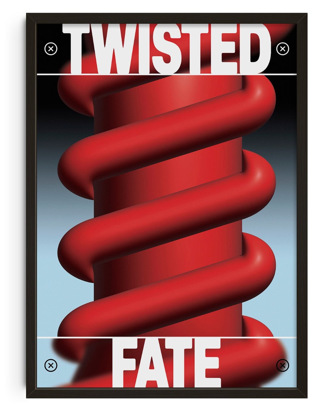 Twisted Fate contemporary wall art print by Sheyi Adebayo - sold by DROOL