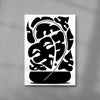 Monstera contemporary wall art print by Konrad Grafik - sold by DROOL