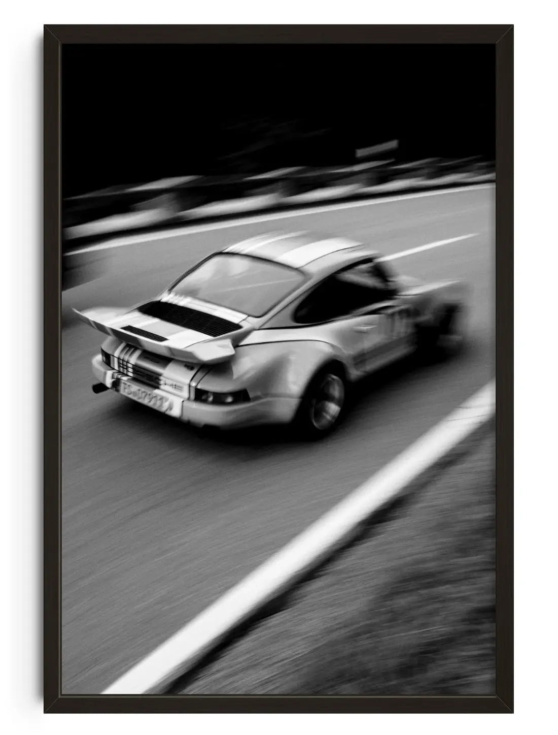 Vintage Porsche contemporary wall art print by Korbinian Grad - sold by DROOL