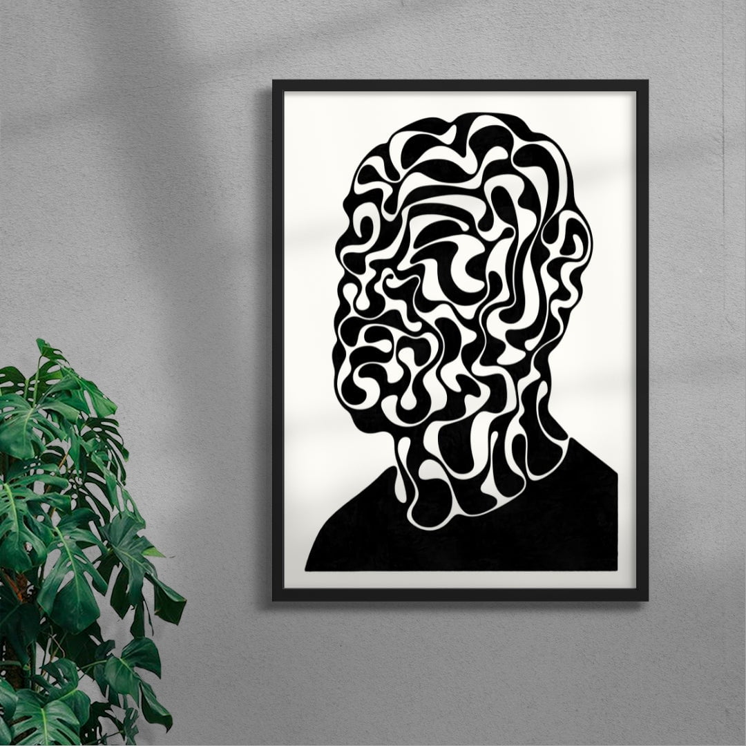 Timespender contemporary wall art print by Henrik Delehag - sold by DROOL