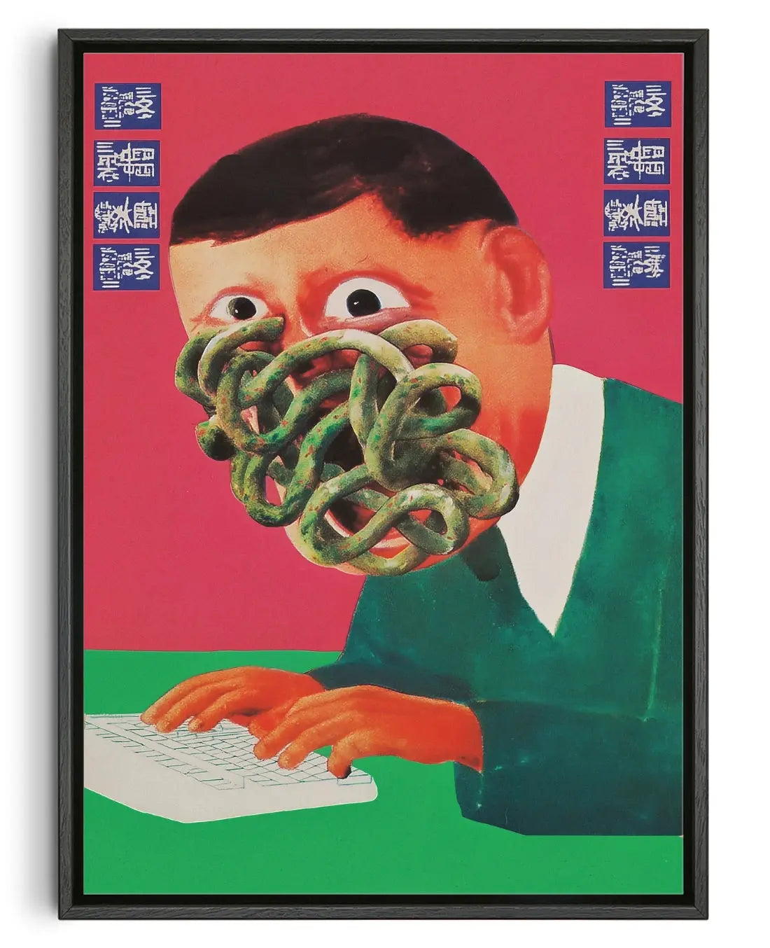 Tangled contemporary canvas print by ImagineThat - sold by DROOL