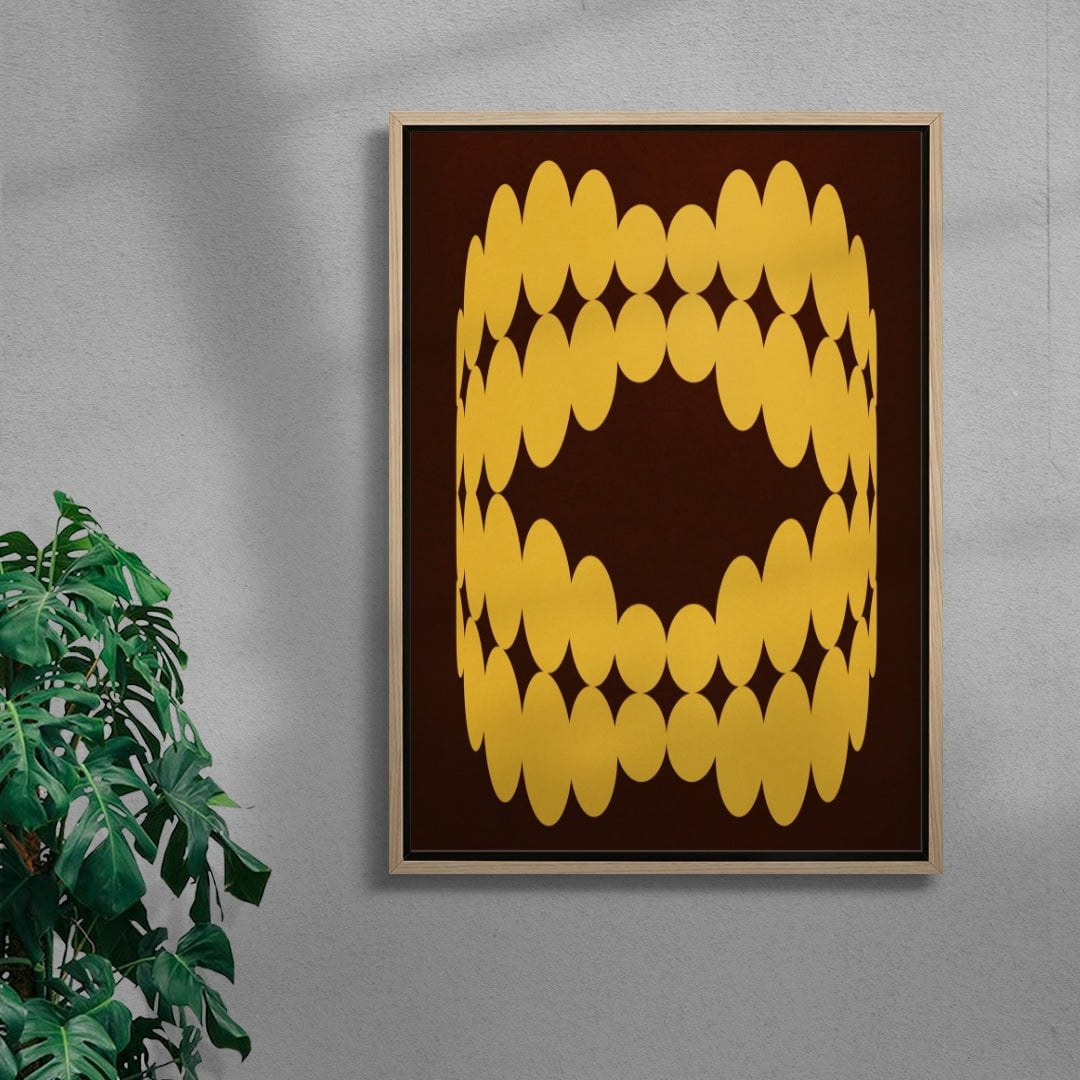 Web-Head 3 contemporary wall art print by Edan Strachan - sold by DROOL
