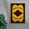 Web-Head 3 contemporary wall art print by Edan Strachan - sold by DROOL