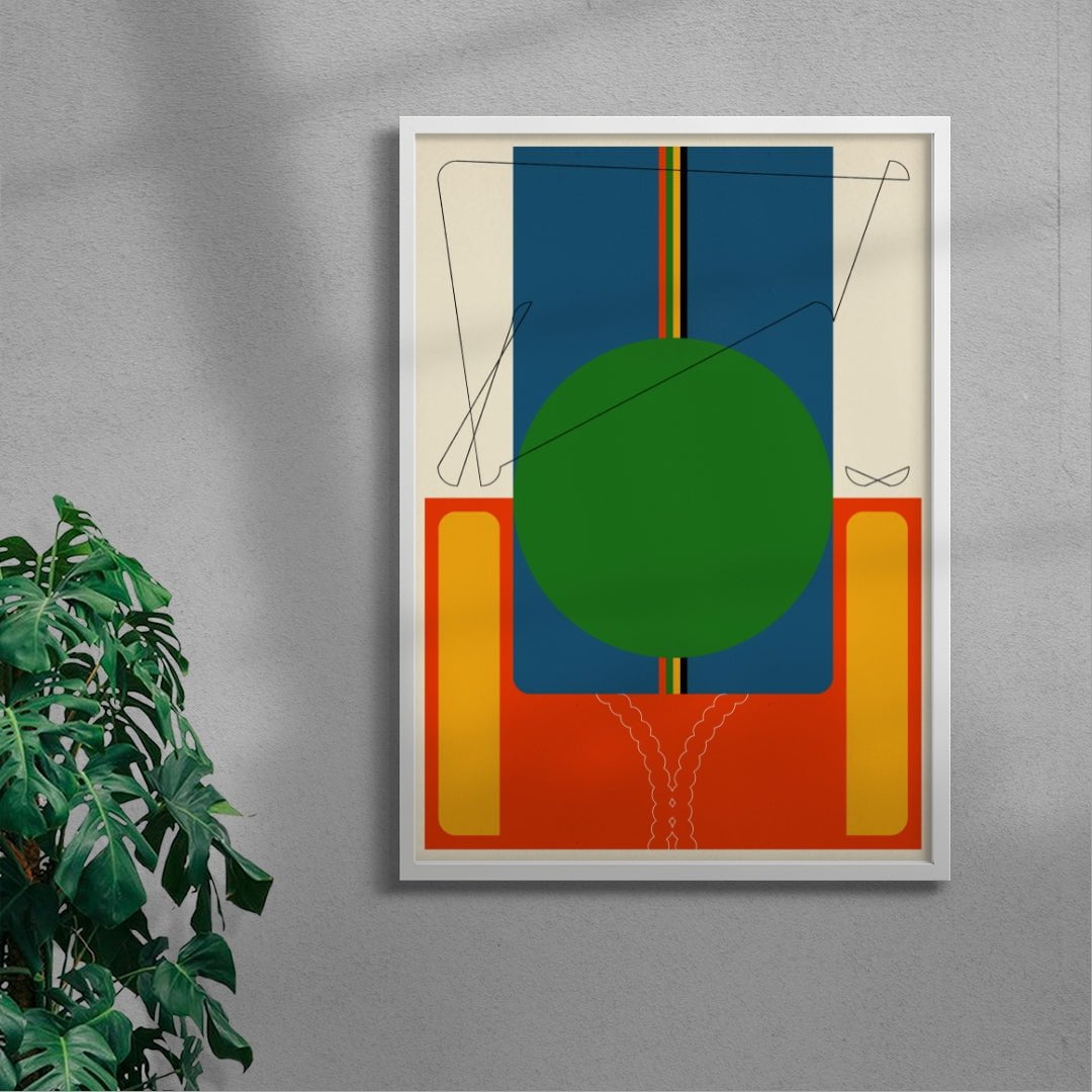 Release contemporary wall art print by Tristan Huschke - sold by DROOL