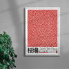 Cherry Tree Fields contemporary wall art print by George Kempster - sold by DROOL