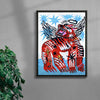 All Dogs Go To Heaven contemporary wall art print by Kwonny - sold by DROOL